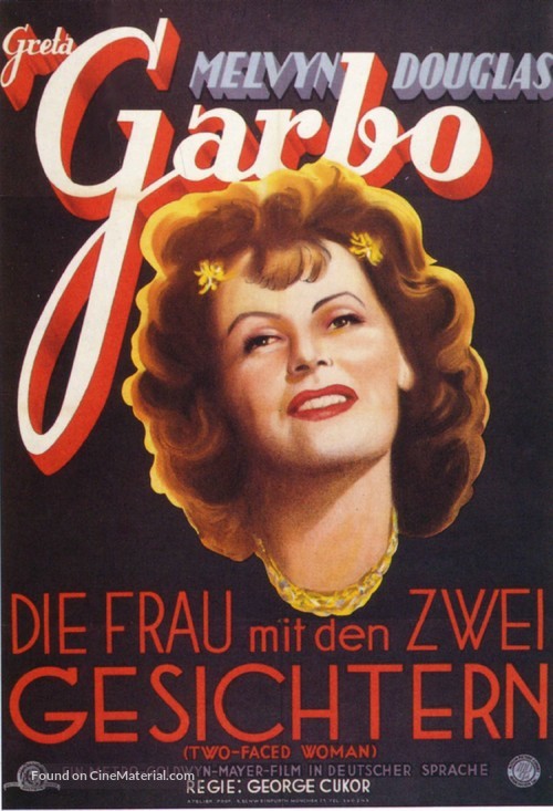 Two-Faced Woman - German Movie Poster