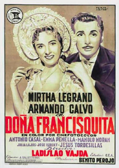 Do&ntilde;a Francisquita - Spanish Movie Poster