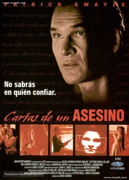 Letters from a Killer - Spanish Movie Poster