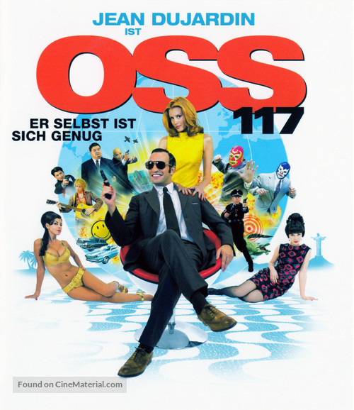 OSS 117: Rio ne repond plus - German Blu-Ray movie cover