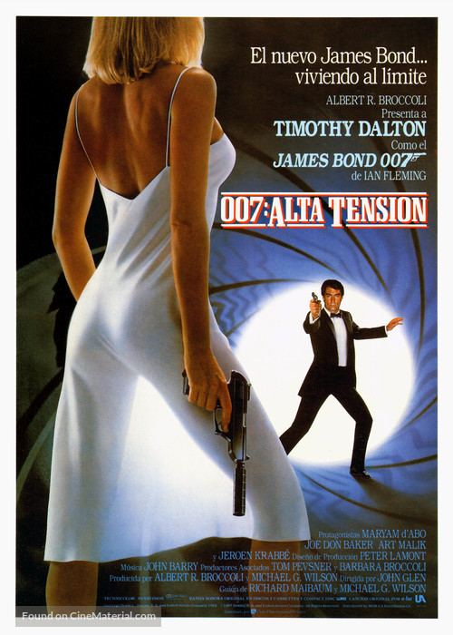 The Living Daylights - Spanish Movie Poster