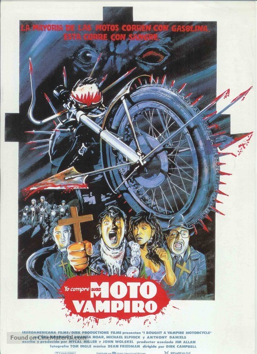 I Bought a Vampire Motorcycle - Spanish Movie Poster