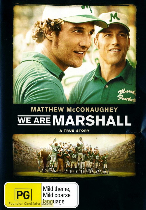 We Are Marshall - Australian DVD movie cover