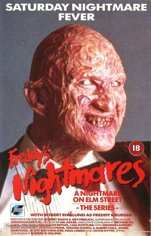 &quot;Freddy&#039;s Nightmares&quot; - British VHS movie cover