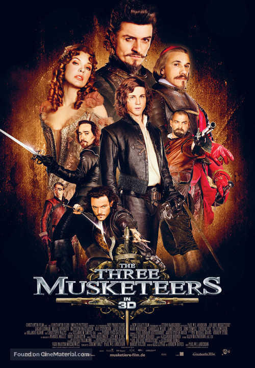 The Three Musketeers - German Movie Poster