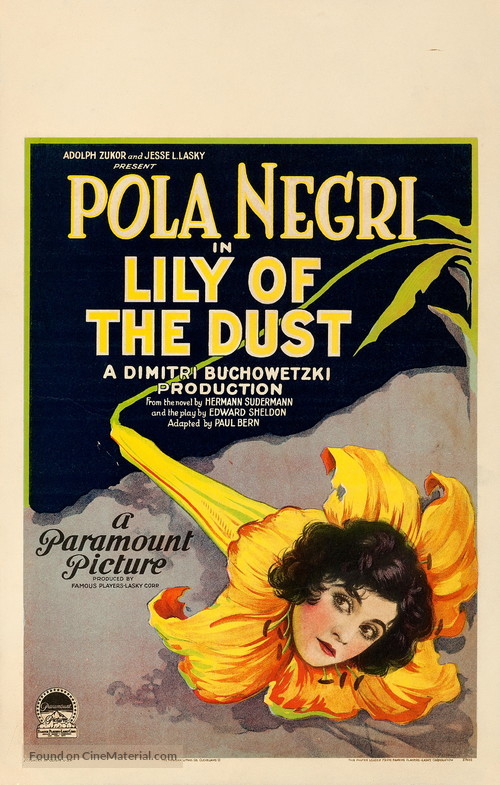 Lily of the Dust - Movie Poster
