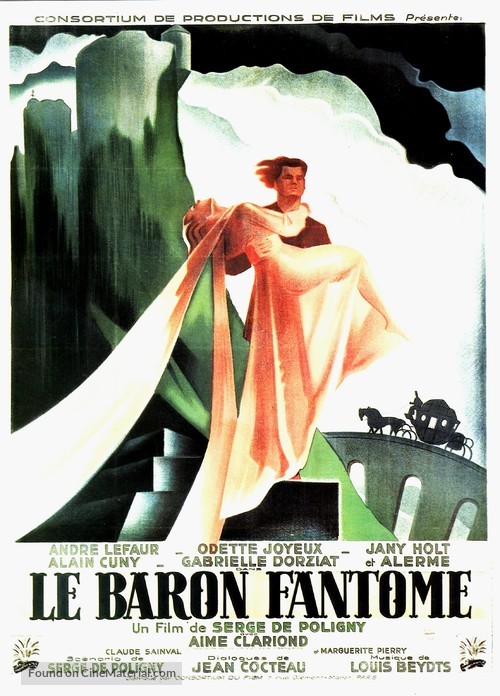 Le baron fant&ocirc;me - French Movie Poster
