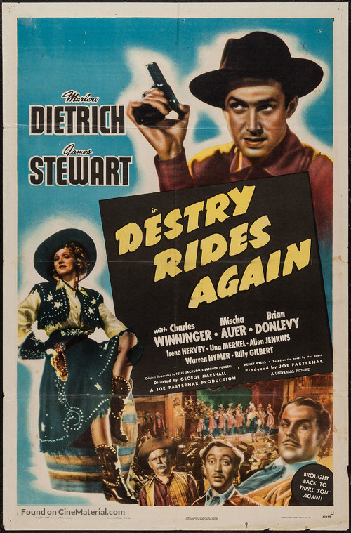 Destry Rides Again - Movie Poster