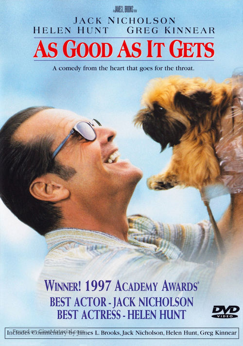 As Good As It Gets - DVD movie cover