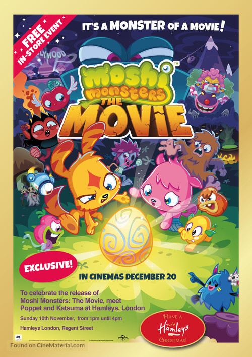 Moshi Monsters: The Movie - British Movie Poster