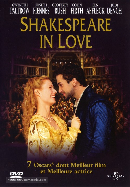 Shakespeare In Love - French DVD movie cover