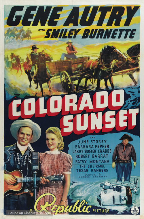 Colorado Sunset - Movie Poster