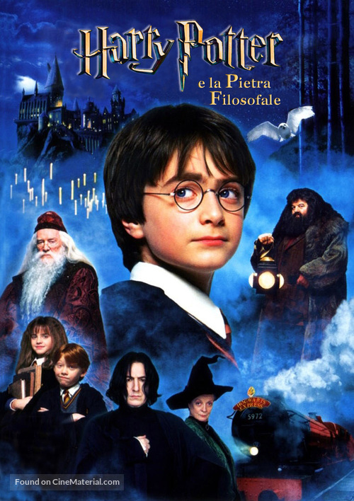 Harry Potter and the Philosopher&#039;s Stone - Italian DVD movie cover
