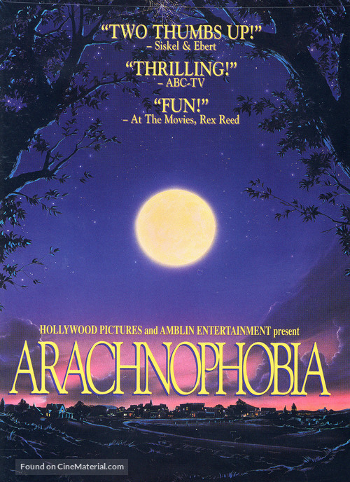 Arachnophobia - DVD movie cover