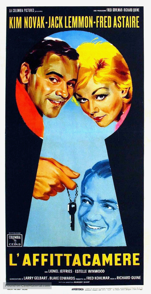 The Notorious Landlady - Italian Movie Poster