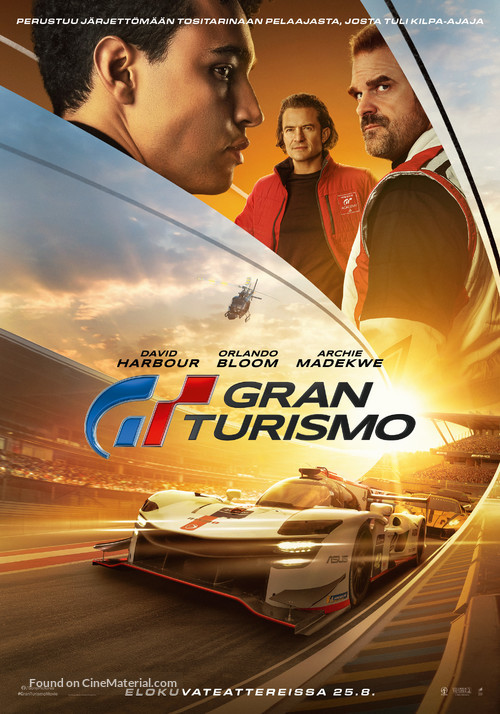 Gran Turismo - Finnish Movie Poster