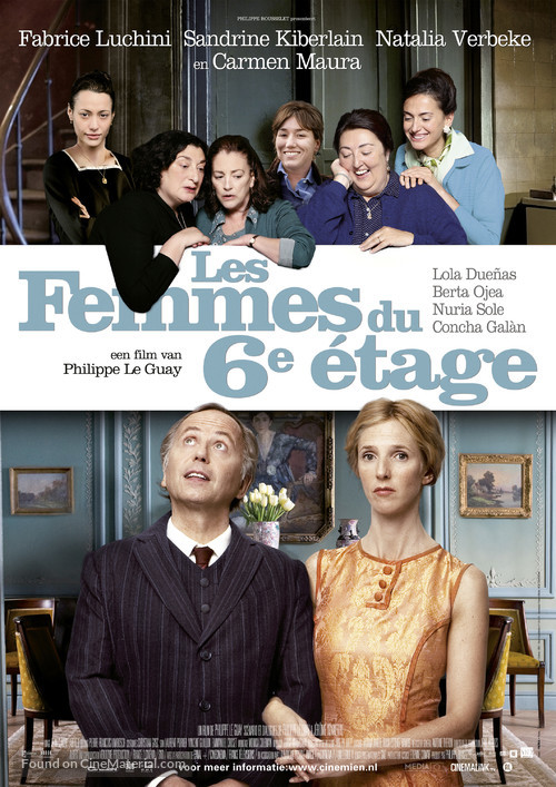 Les femmes du 6&egrave;me &eacute;tage - Dutch Movie Poster