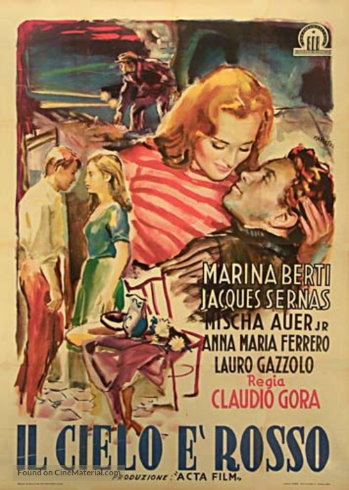 Il cielo &egrave; rosso - Italian Movie Poster