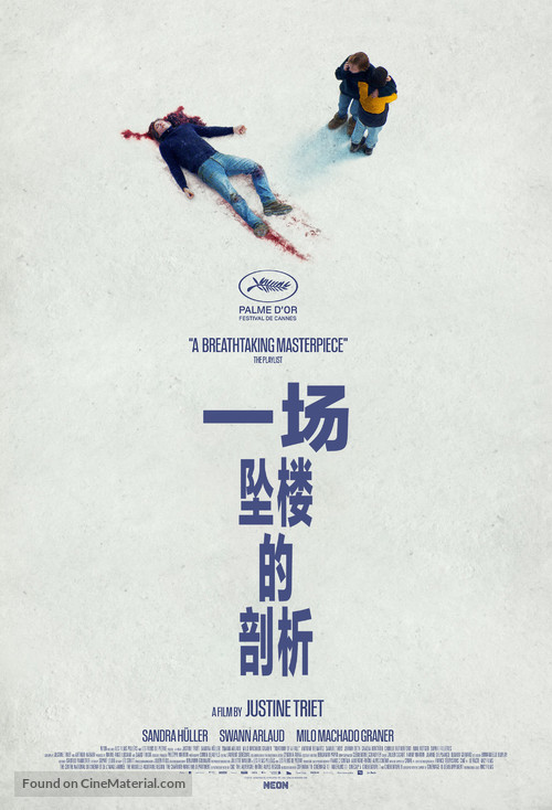 Anatomie d&#039;une chute - Chinese Movie Poster