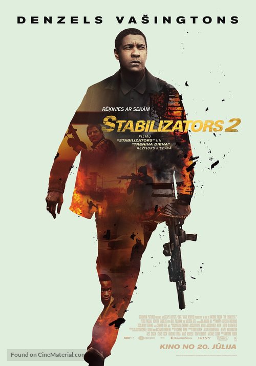 The Equalizer 2 - Latvian Movie Poster