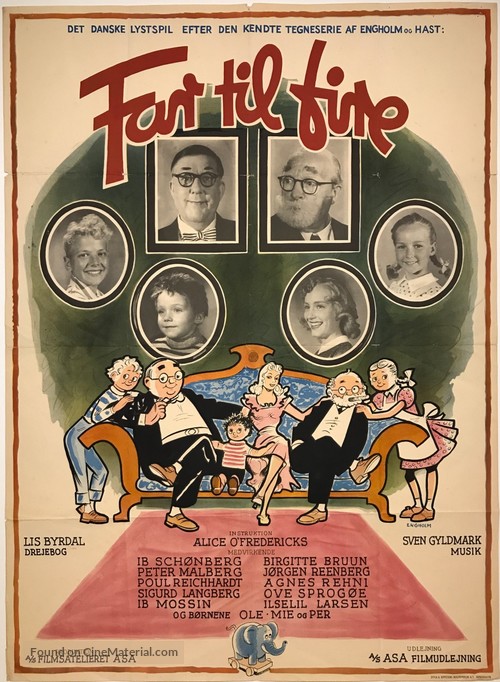 Far til fire - Danish Movie Poster