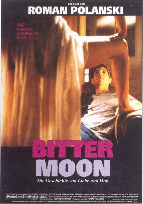 Bitter Moon - German Movie Poster