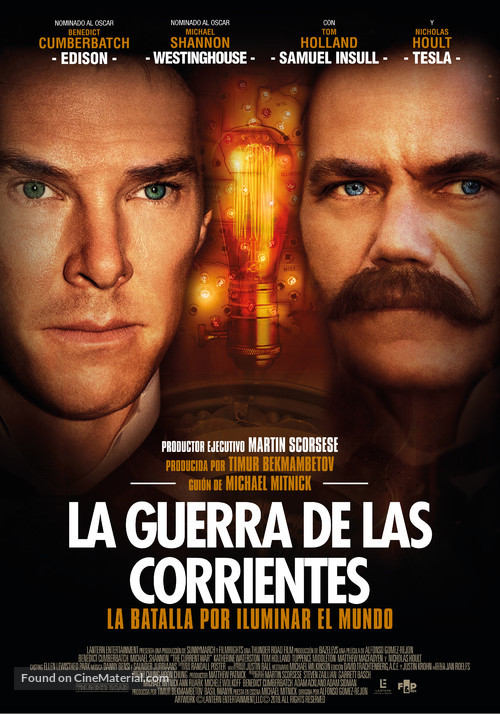 The Current War - Spanish Movie Poster