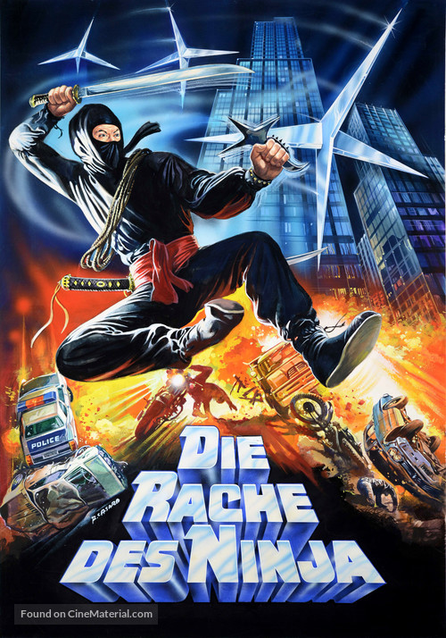 Enter the Ninja - German Movie Cover