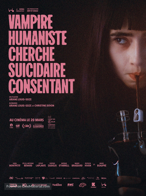 Vampire humaniste cherche suicidaire consentant - French Movie Poster