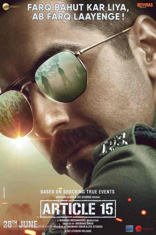 Article 15 -  Movie Poster