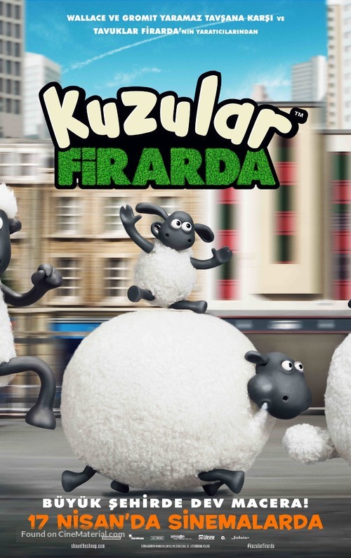 Shaun the Sheep - Turkish Movie Poster