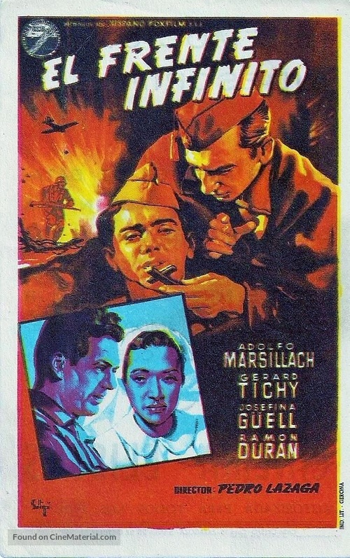 El frente infinito - Spanish Movie Poster