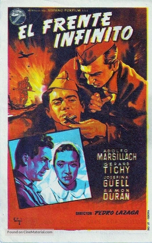 El frente infinito - Spanish Movie Poster