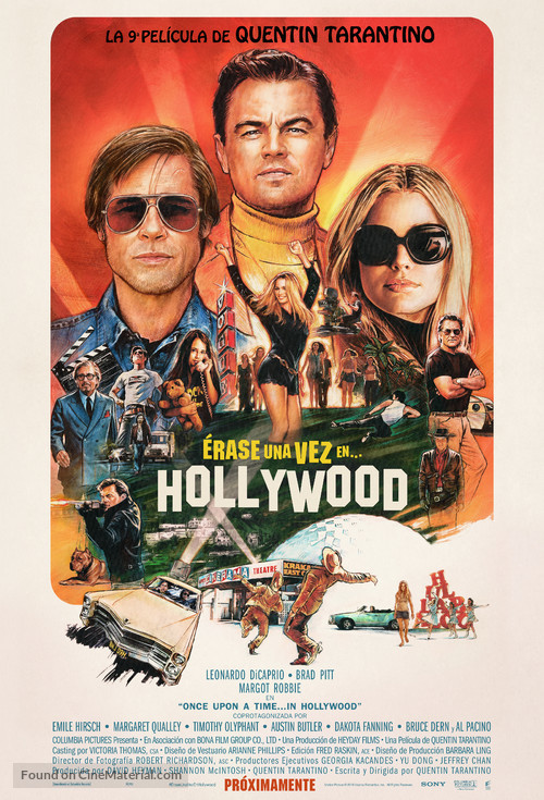 Once Upon a Time in Hollywood - Spanish Movie Poster