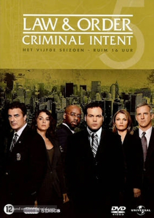 &quot;Law &amp; Order: Criminal Intent&quot; - Dutch DVD movie cover