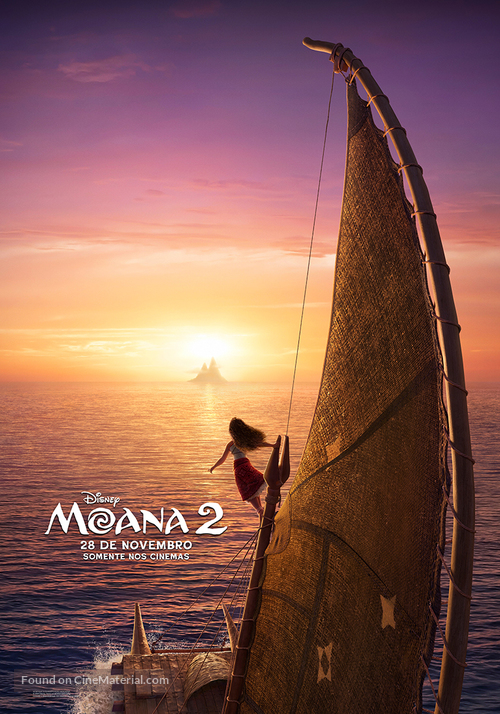 Moana 2 - Brazilian Movie Poster