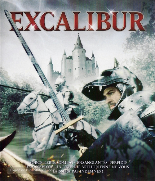 Excalibur - French Blu-Ray movie cover