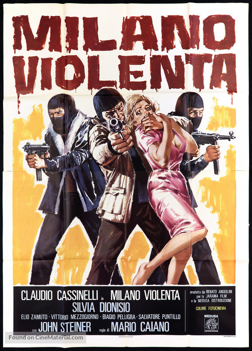 Milano violenta - Italian Movie Poster