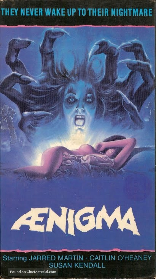 Aenigma - VHS movie cover