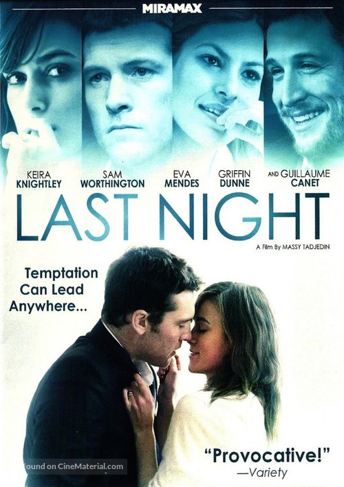 Last Night - DVD movie cover