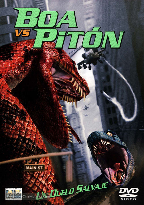 Boa vs. Python - Spanish DVD movie cover