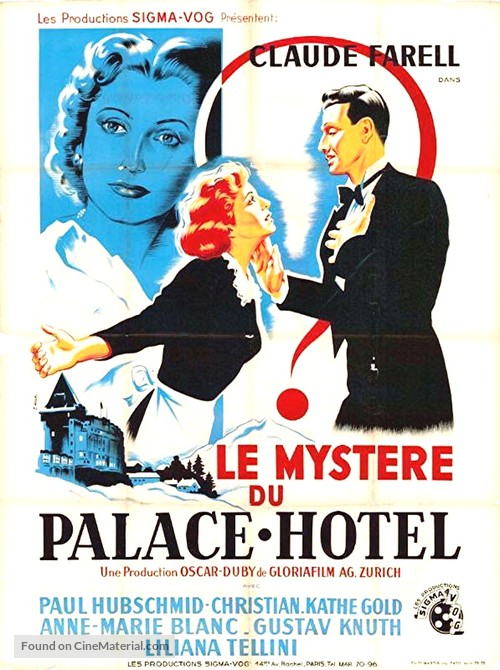 Palace Hotel - French Movie Poster