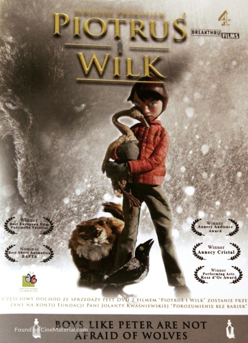 Peter &amp; the Wolf - Polish DVD movie cover