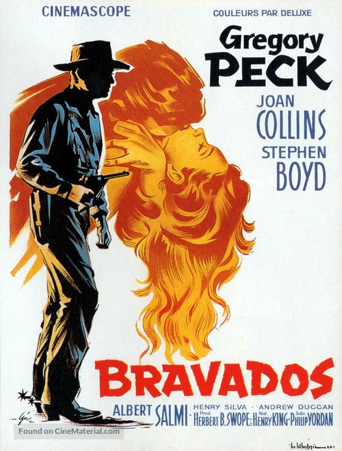 The Bravados - French Movie Poster