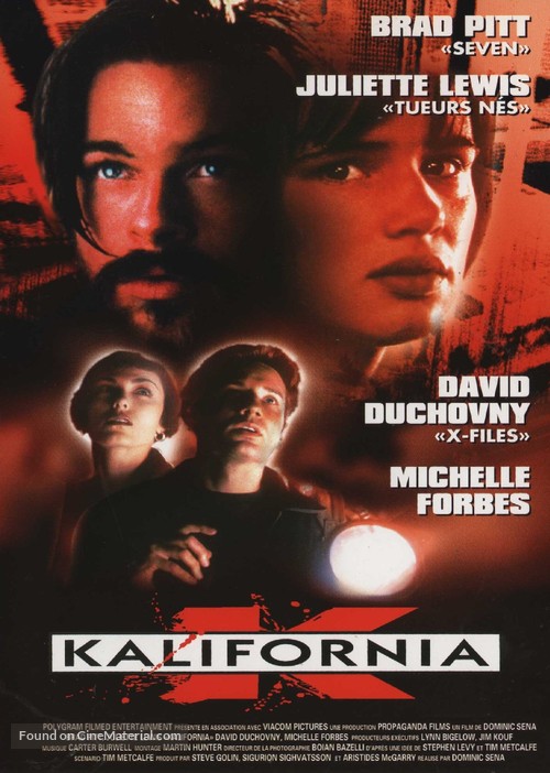 Kalifornia - French DVD movie cover