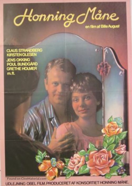 Honning m&aring;ne - Danish Movie Poster