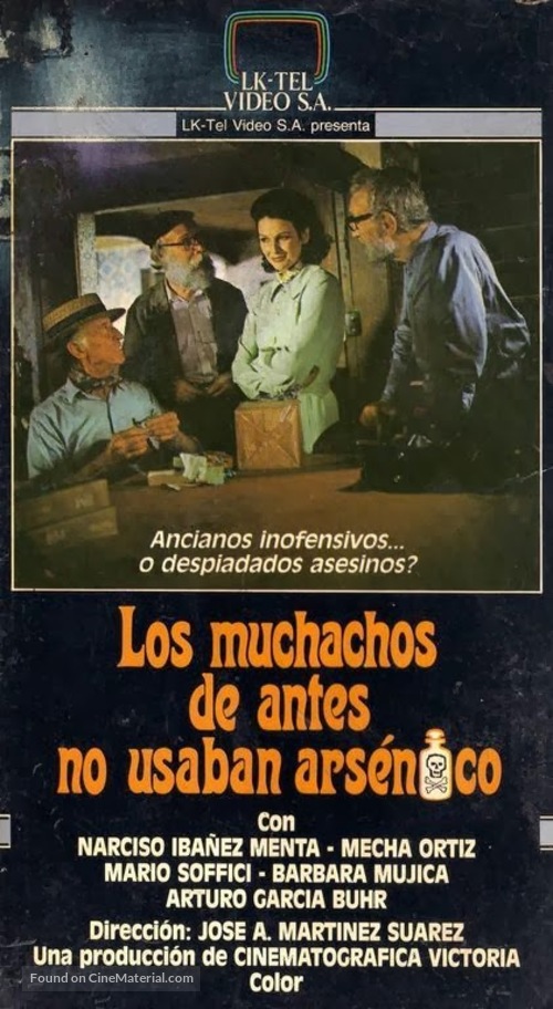 Los muchachos de antes no usaban ars&eacute;nico - Argentinian VHS movie cover