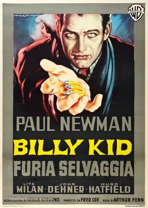 The Left Handed Gun - Italian Movie Poster