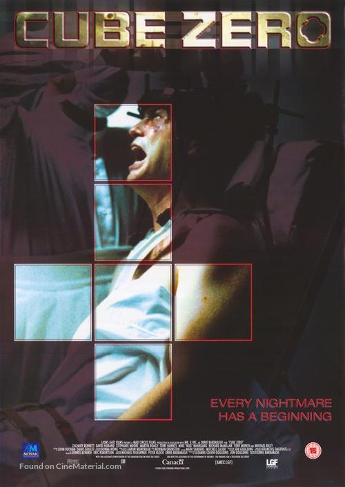 Cube Zero - British Movie Poster