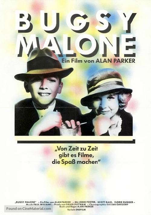 Bugsy Malone - German Re-release movie poster